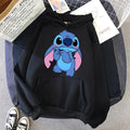 Moletom feminino casual Lilo & Stitch