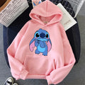 Moletom feminino casual Lilo & Stitch